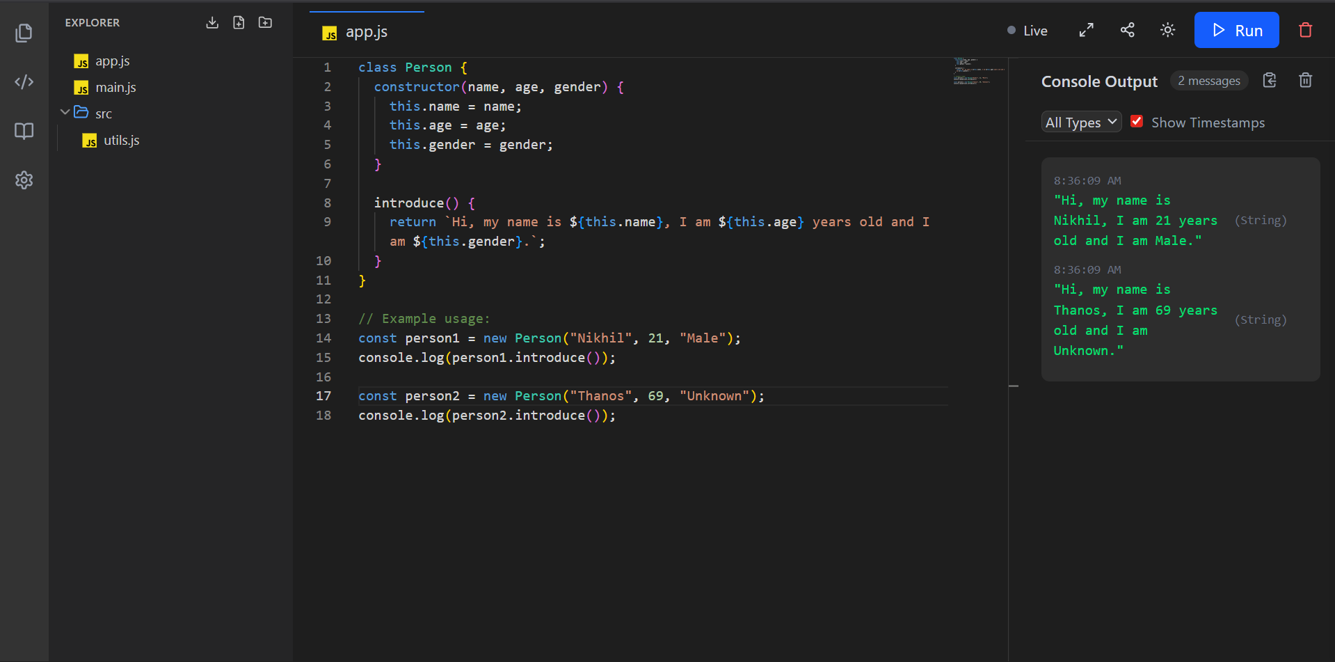 WebCrafter website preview image